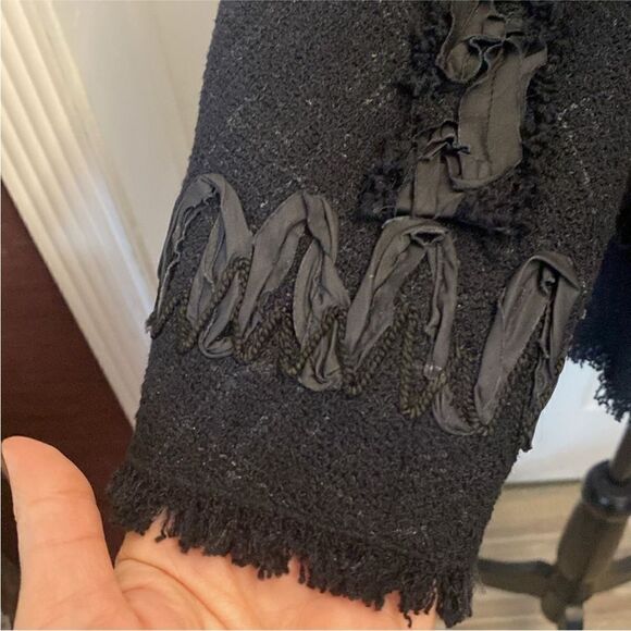 Chanel Elegant tweed Black Women's Jacket, M - Picture 5 of 11